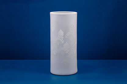 Handmade Vector Art Porcelain Column Lamp