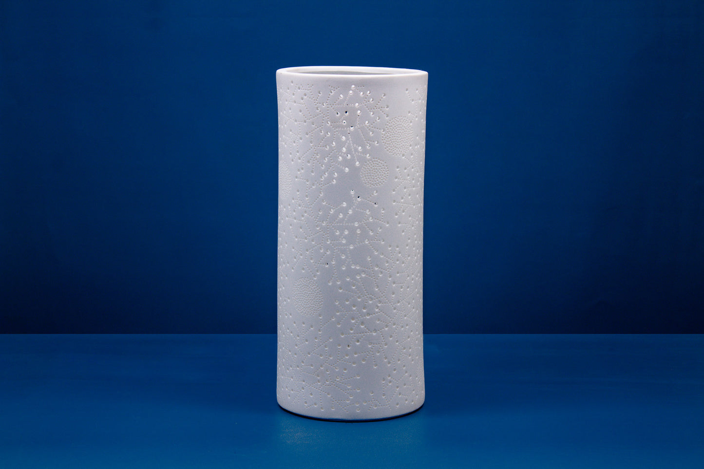 Handmade Sparkles Porcelain Column Lamp