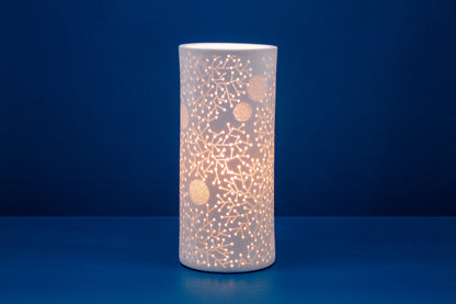 Handmade Sparkles Porcelain Column Lamp
