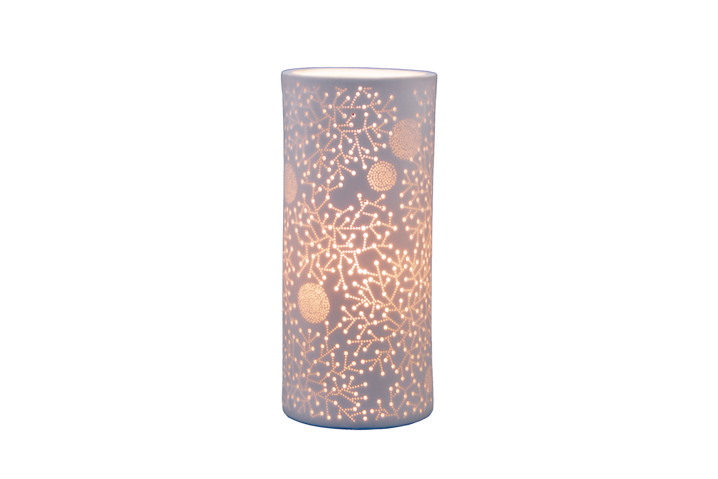 Handmade Sparkles Porcelain Column Lamp