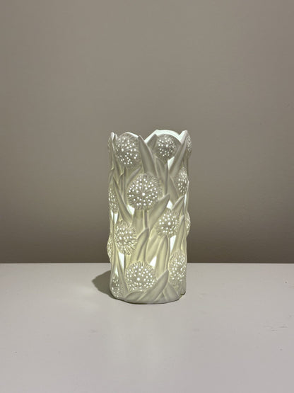 Dandelion 3D Textured Ceramic Touch Lamp – Rechargeable & Dimmable