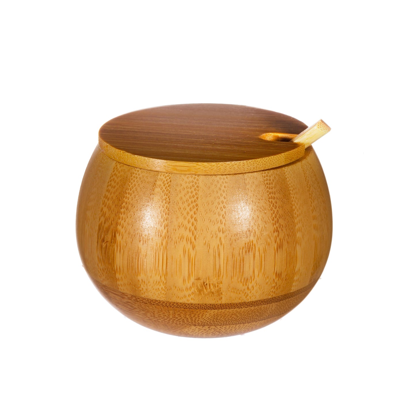 Bamboo Spice Jar With Spoon