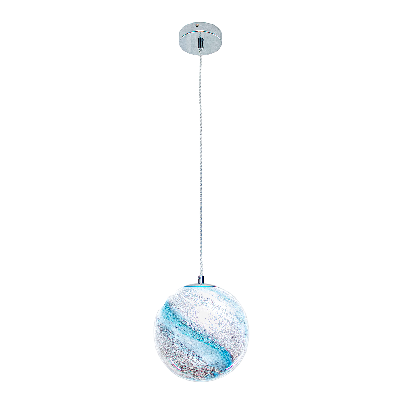 Handblown Glass Pendant Lamp