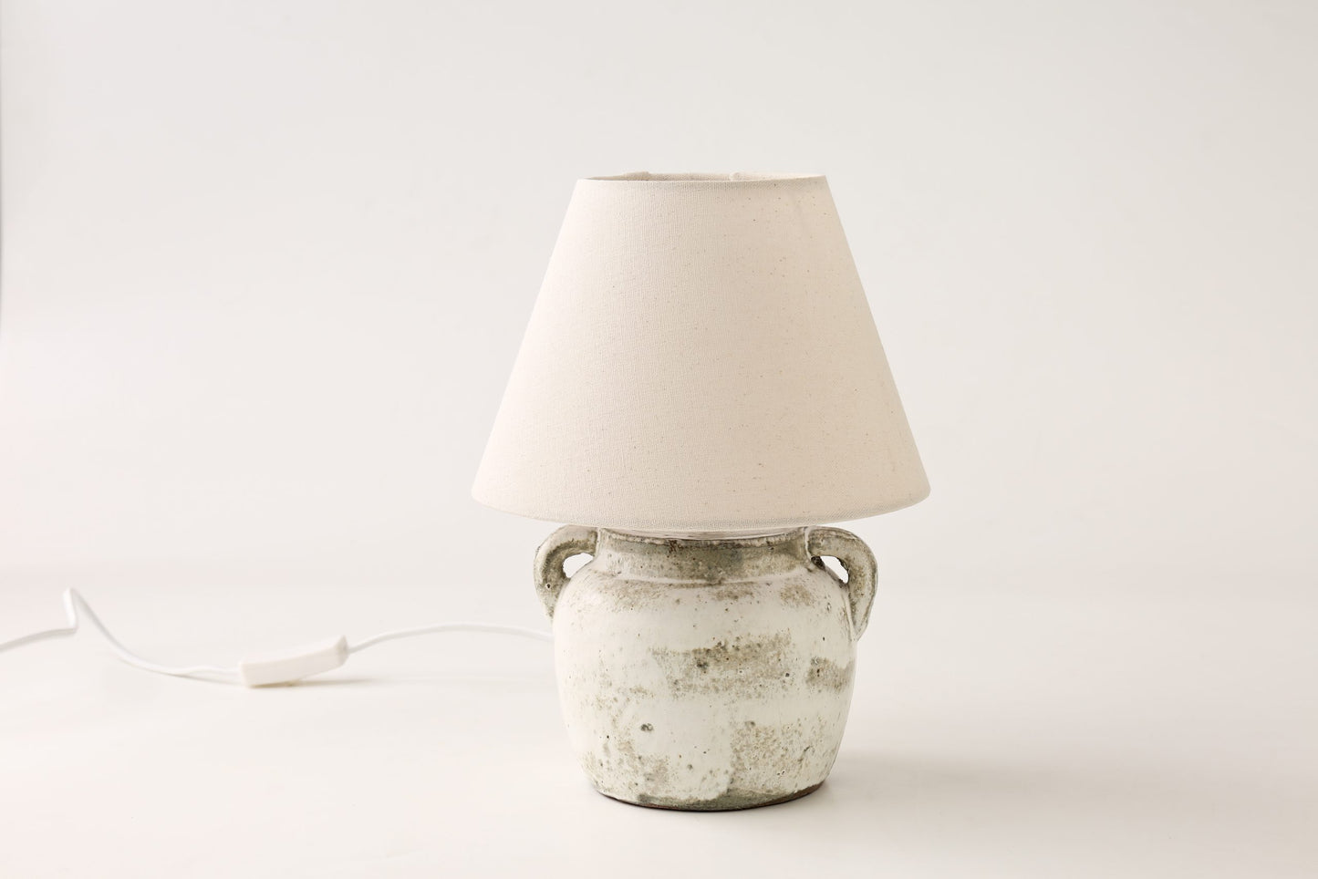 Demova Stone & Fabric Table Lamp