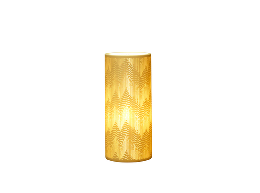 Handmade Tassels Porcelain Column Lamp